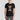 Bitcoin blockchain tee — Crypto UFO Meme, front view on model showing fit