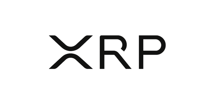 Minimal XRP-inspired crypto symbol in black on transparent background for Web3 apparel and blockchain design