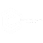 Cryptomania Clothing official black logo – 3D blockchain cube formed by two interlocking CC letters representing crypto fashion streetwear