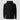Front view of the Dogecoin Shiba Portrait Hoodie in black with a clean chest