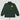 Dogecoin crypto jacket in green colourway, side profile view