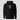 Ethereum blockchain hoodie — Ethereum (ETH) Grey Premium Hoodie (black), front view on model showing fit