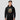 Financial Freedom Crypto Bitcoin crypto hoodie — side profile on model showing relaxed fit
