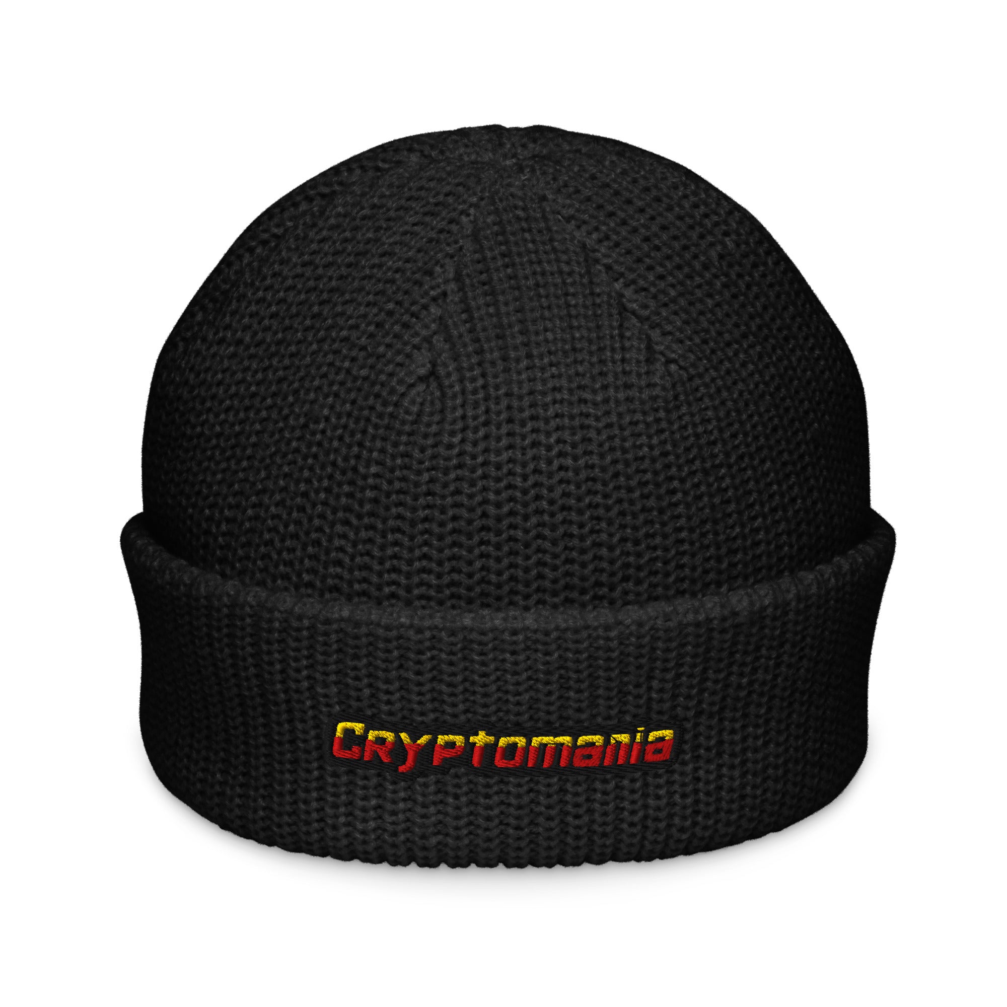 CRYPTO FISHERMAN BEANIE - OFFICIAL CRYPTOMANIA LOGO
