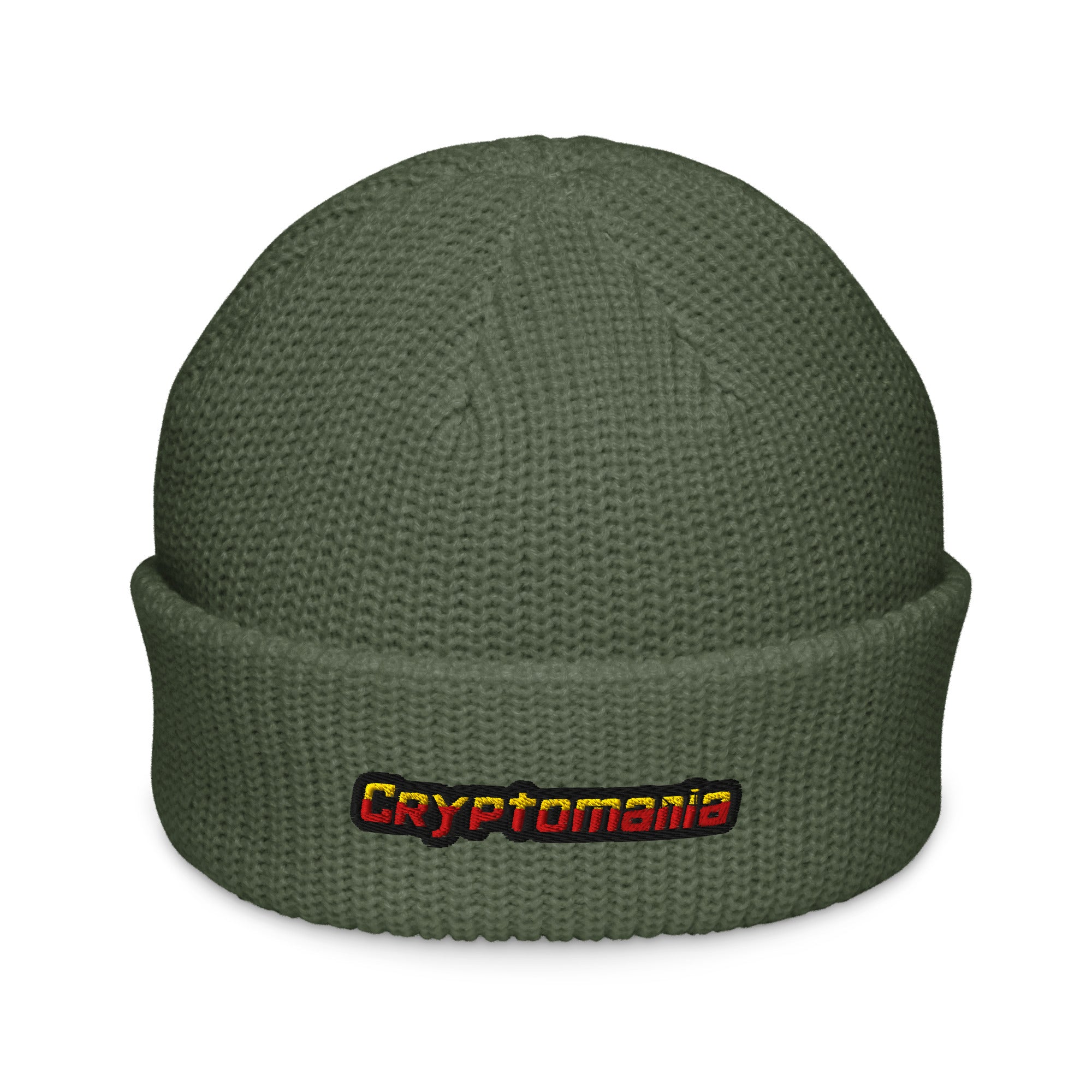 CRYPTO FISHERMAN BEANIE - OFFICIAL CRYPTOMANIA LOGO
