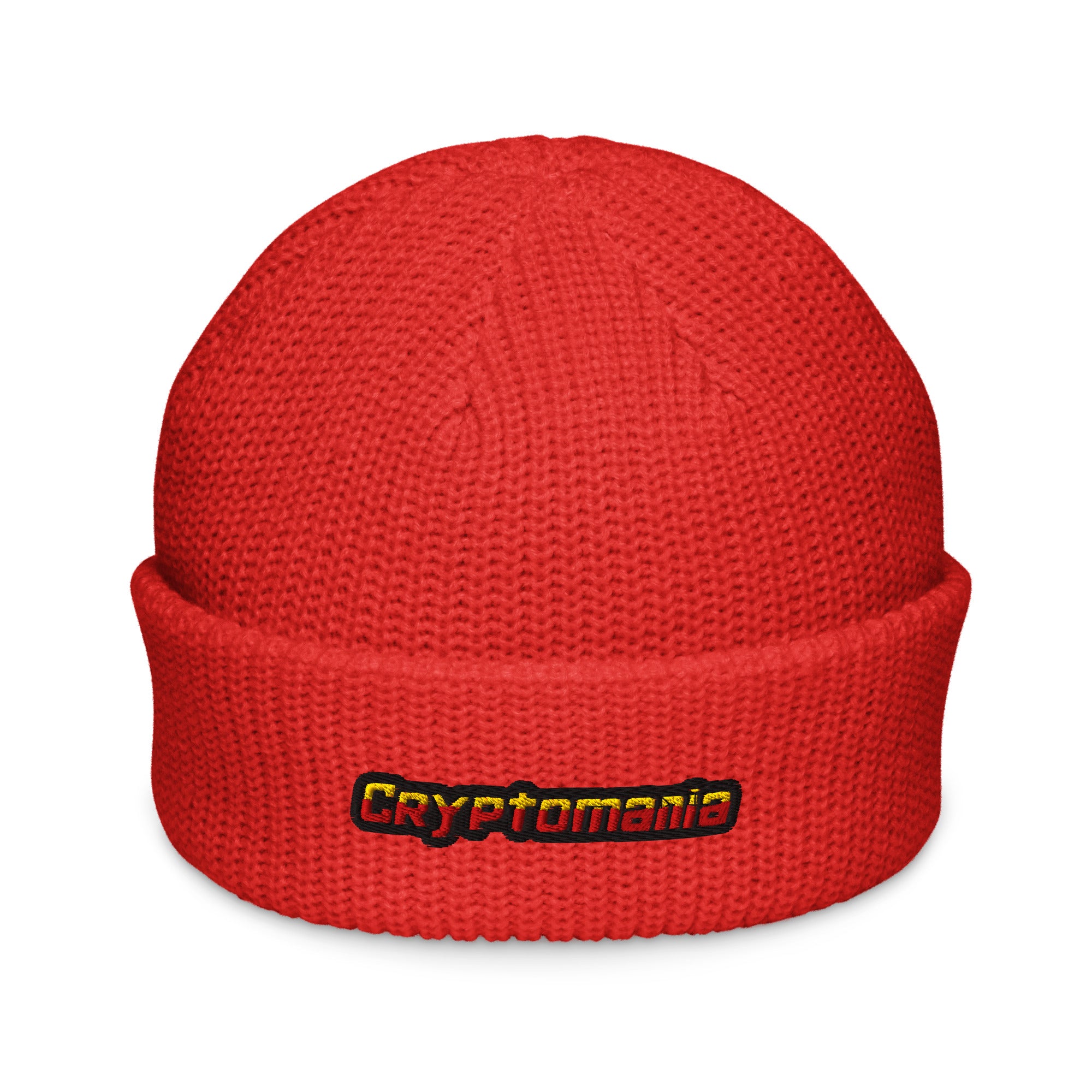 CRYPTO FISHERMAN BEANIE - OFFICIAL CRYPTOMANIA LOGO
