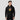 Germany Bitcoin Black premium Bitcoin hoodie — angled view showing hood and kangaroo pocket