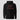 Hodl Strong Hoodie in black, flat front view: outlined red lettering with a neon-sign character