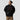 Model wearing the black Hodl Strong Hoodie, showing the relaxed unisex fit