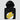 Folded black Hodling! Lightning Bolt Hoodie with a close-up of the chest print