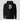 Bitcoin blockchain hoodie — Iceland Bitcoin Black, front view on model showing fit