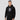 Bitcoin blockchain hoodie — Iceland Bitcoin Black, back view showing full construction