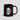 Bitcoin Italy Mug front view — Italy flag and orange Bitcoin symbol on a black ceramic cup