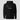 Just HODL It Hoodie in black, flat front view: red and green candlestick chart drawn as one sweeping curve