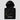 Folded black Just HODL It Hoodie with a close-up of the chest print