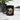 Bitcoin Lithuania Flag Mug detail — close-up of the Lithuania flag and Bitcoin mark on glossy black ceramic