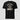 Bitcoin blockchain tee — Magic Internet Money, front view on model showing fit