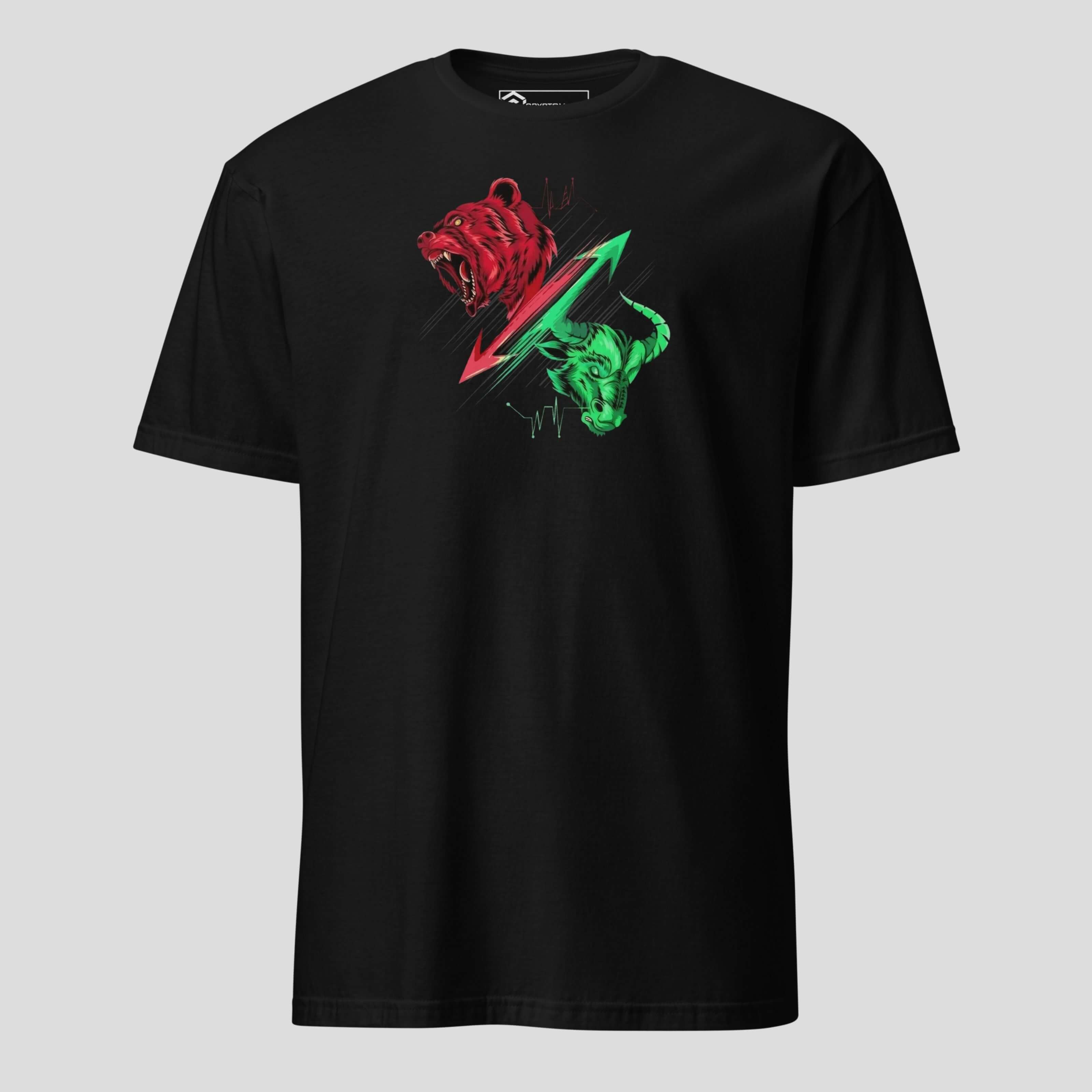 Market cycle inspired crypto t-shirt for traders – camiseta crypto premium