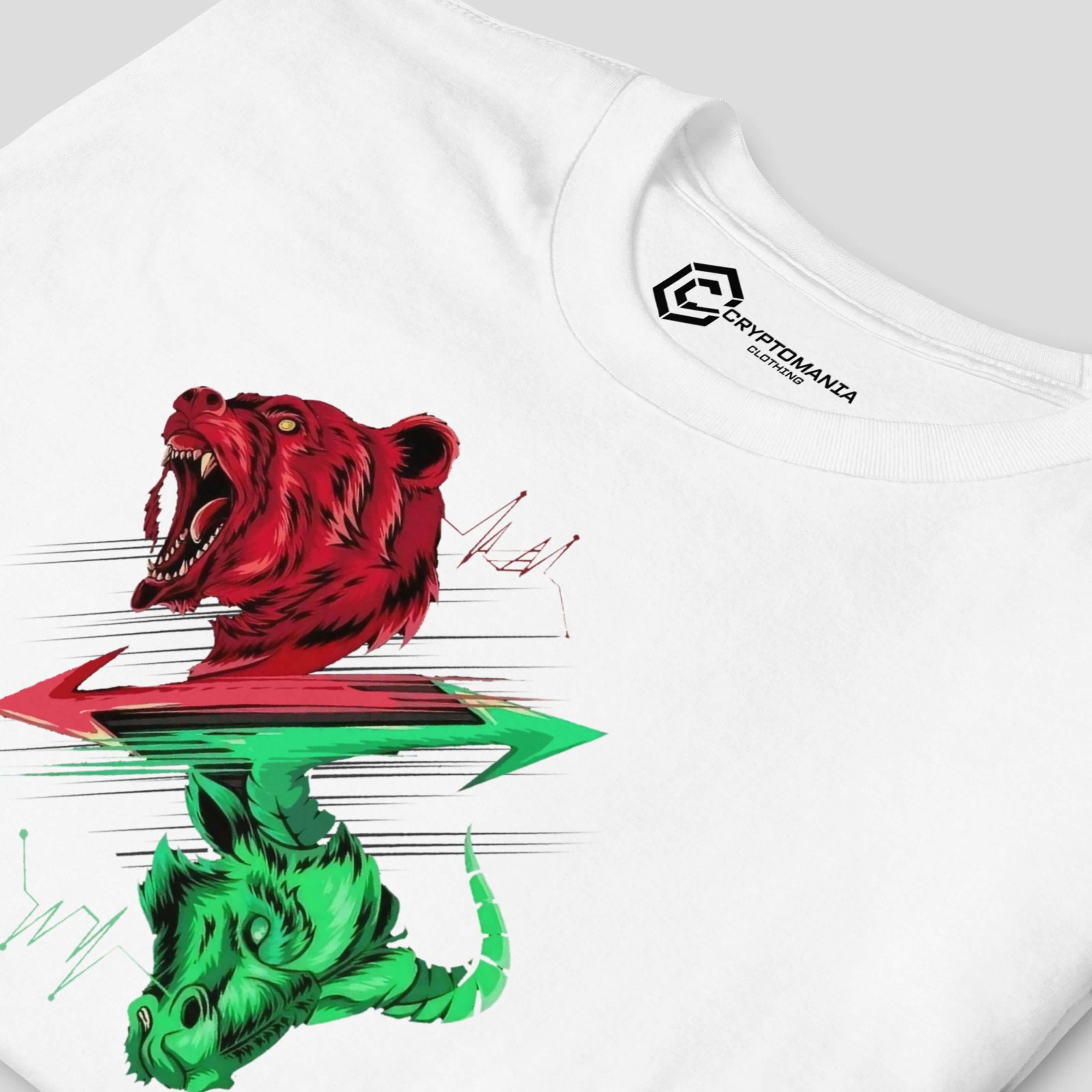 Abstract market movement crypto t-shirt design for investors – t-shirt crypto minimaliste