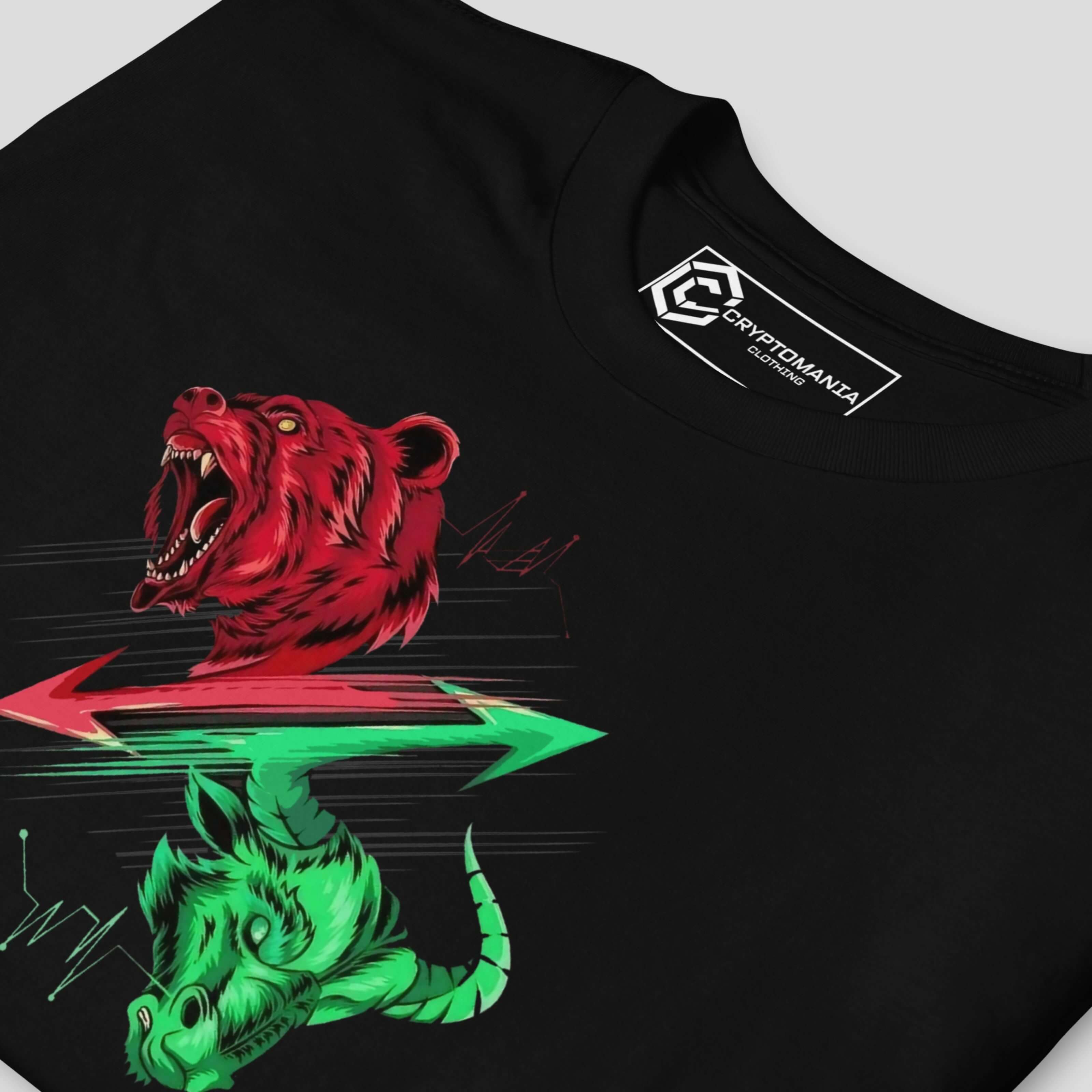 Market psychology inspired crypto t-shirt for digital investors – μπλούζα crypto επενδυτών