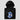 Bitcoin blockchain hoodie — Marshall Islands Bitcoin, hood and drawstring detail close-up