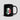 Bitcoin Mexico Mug front view — Mexico flag and orange Bitcoin symbol on a black ceramic cup