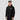 Minimal XRP Inspired Embroidered XRP crypto hoodie — side profile on model showing relaxed fit
