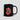 Bitcoin Morocco Mug front view — Morocco flag and orange Bitcoin symbol on a black ceramic cup