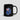 Bitcoin New Zealand Mug front view — New Zealand flag and orange Bitcoin symbol on a black ceramic cup