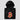 Bitcoin blockchain hoodie — North Macedonia Bitcoin Black, hood and drawstring detail close-up