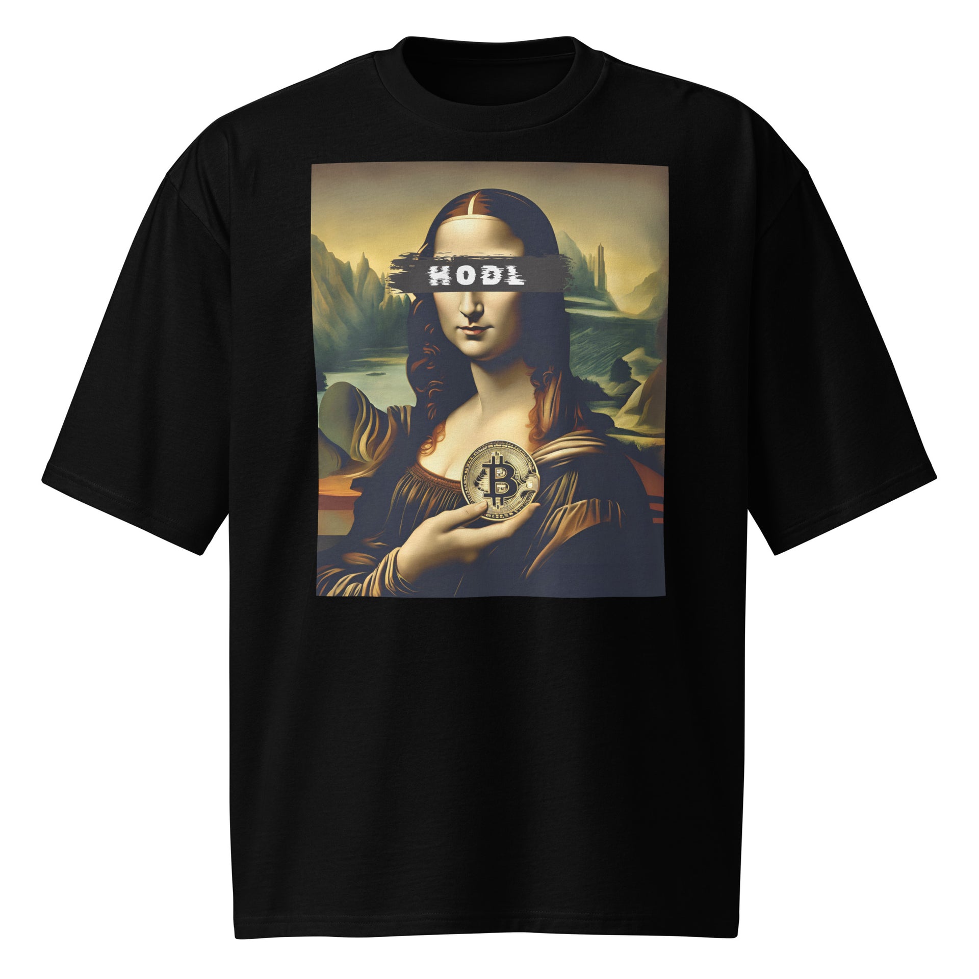 OVERSIZED HEAVYWEIGHT CRYPTO T-SHIRT - LIZA HODLER