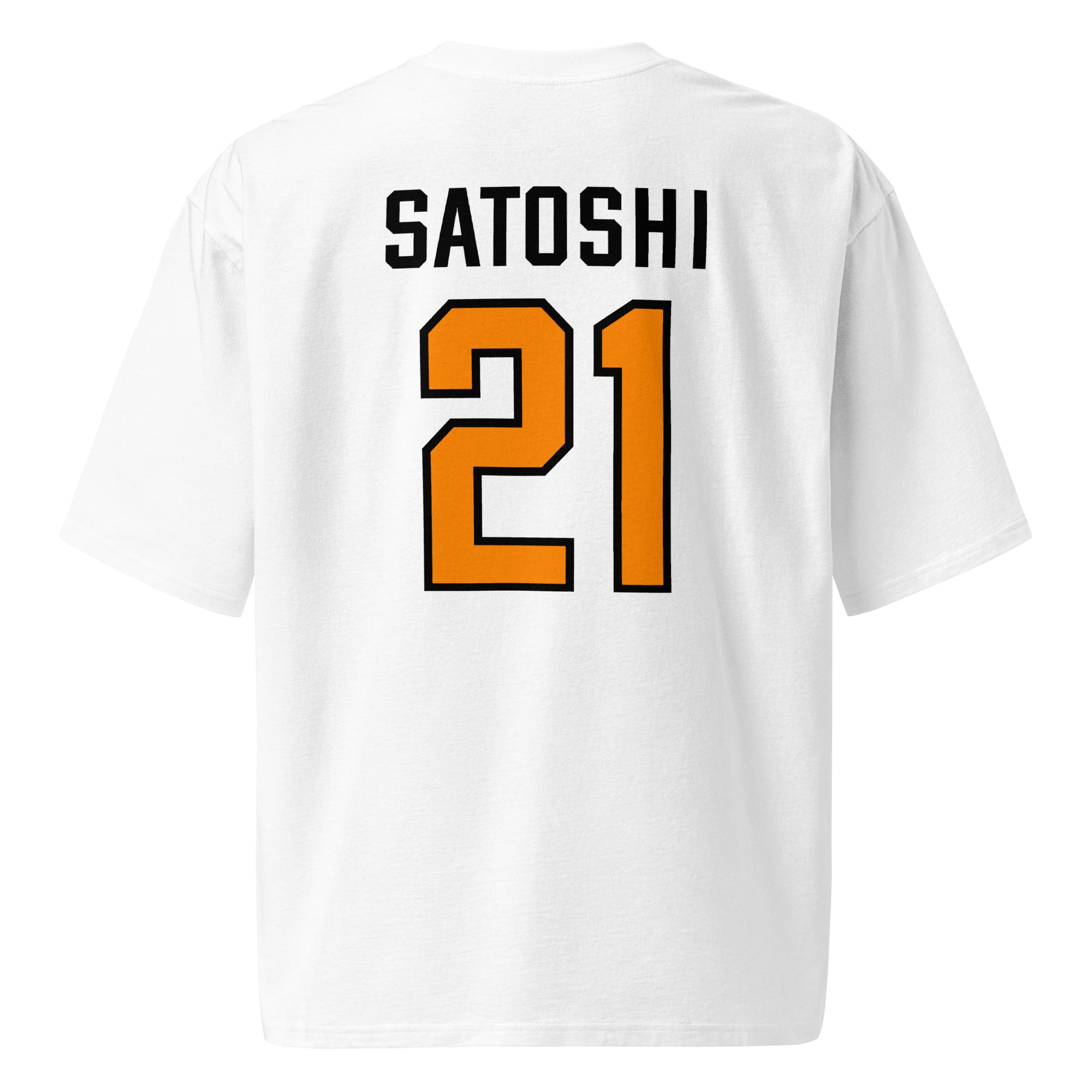 OVERSIZED FADED CRYPTO T-SHIRT - SATOSHI 21