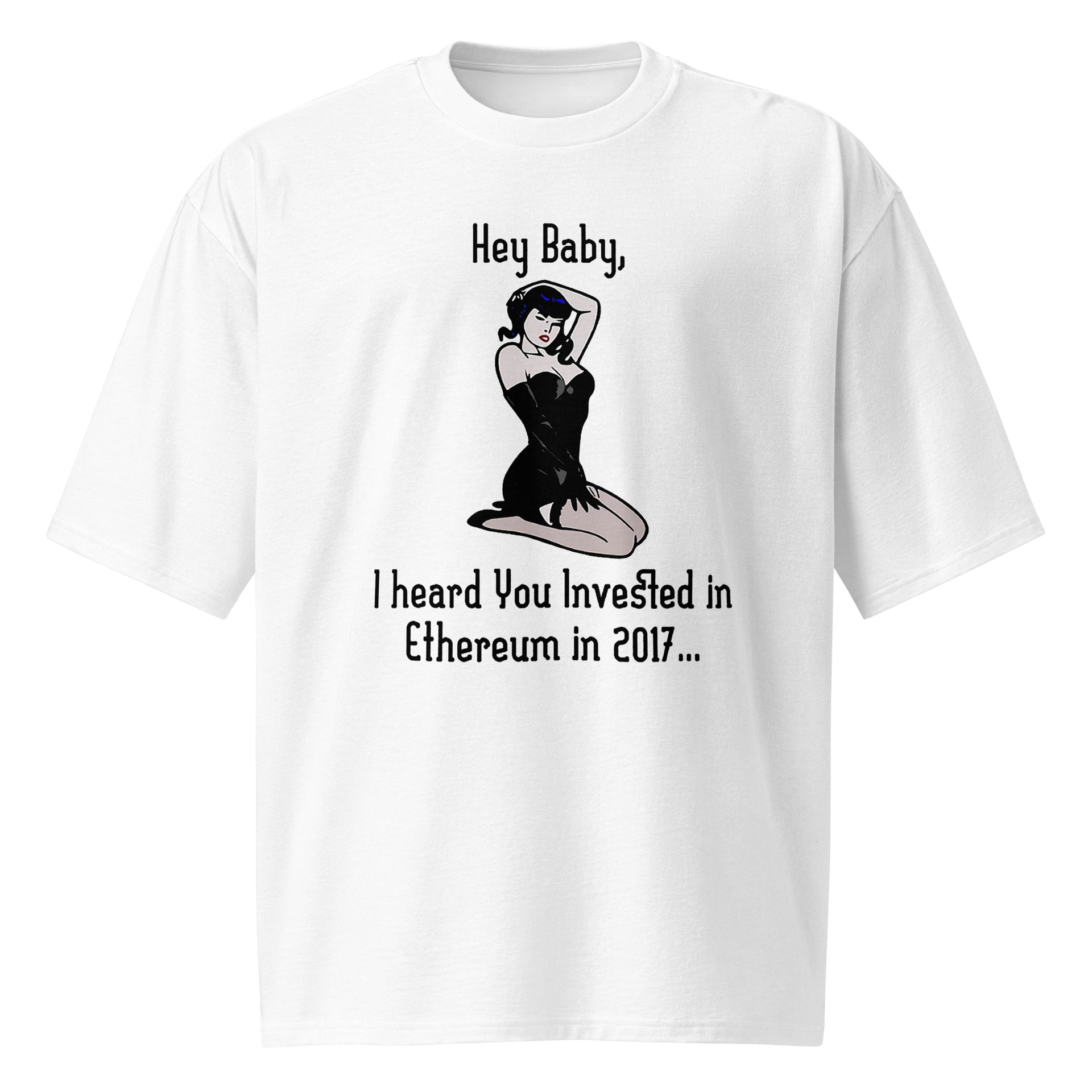 OVERSIZED HEAVYWEIGHT CRYPTO T-SHIRT - ETH HODLER