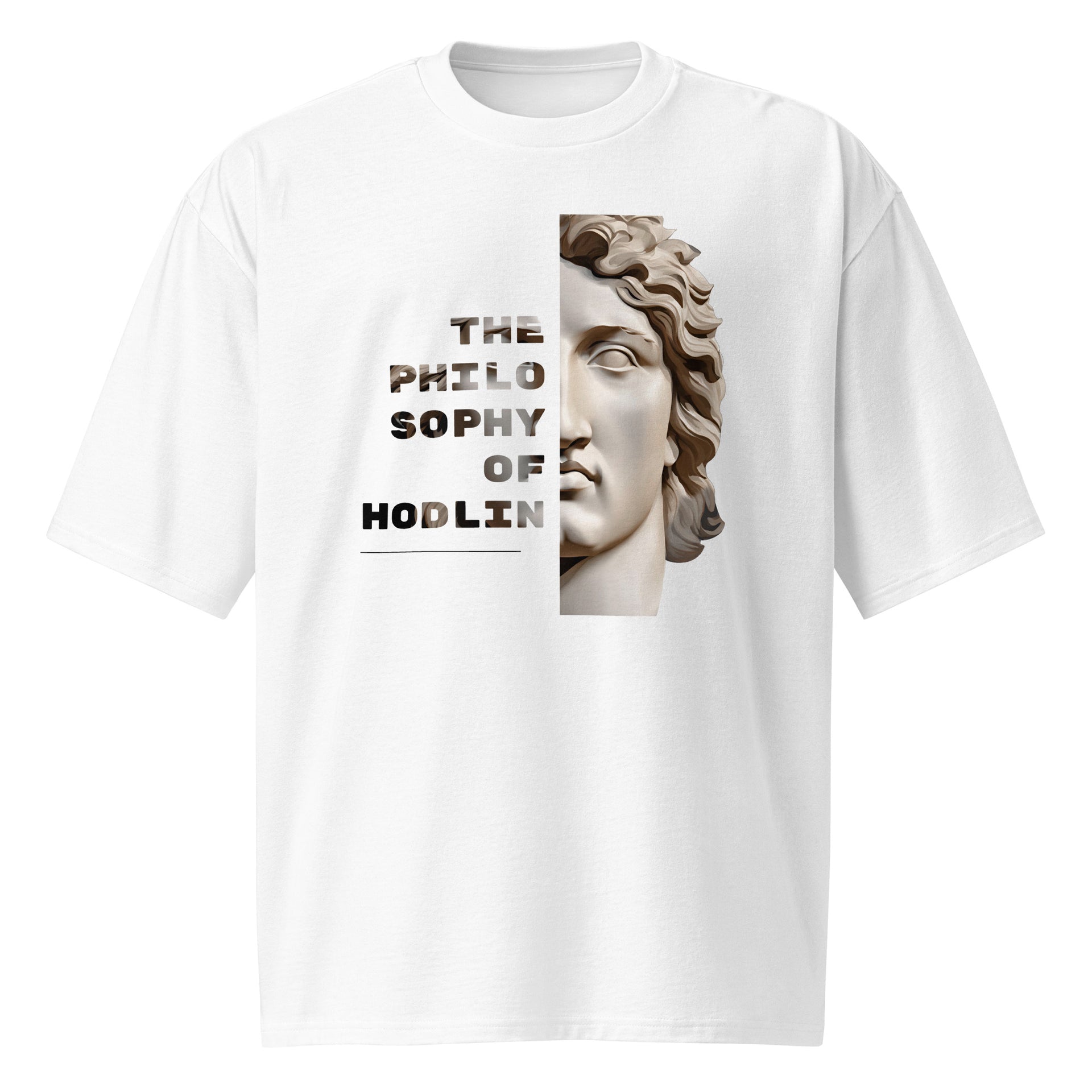 OVERSIZED HEAVYWEIGHT CRYPTO T-SHIRT - HOLDING PHILOSOPHY