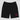 Black Polkadot athletic shorts for men, front product shot showing the Polkadot crypto print