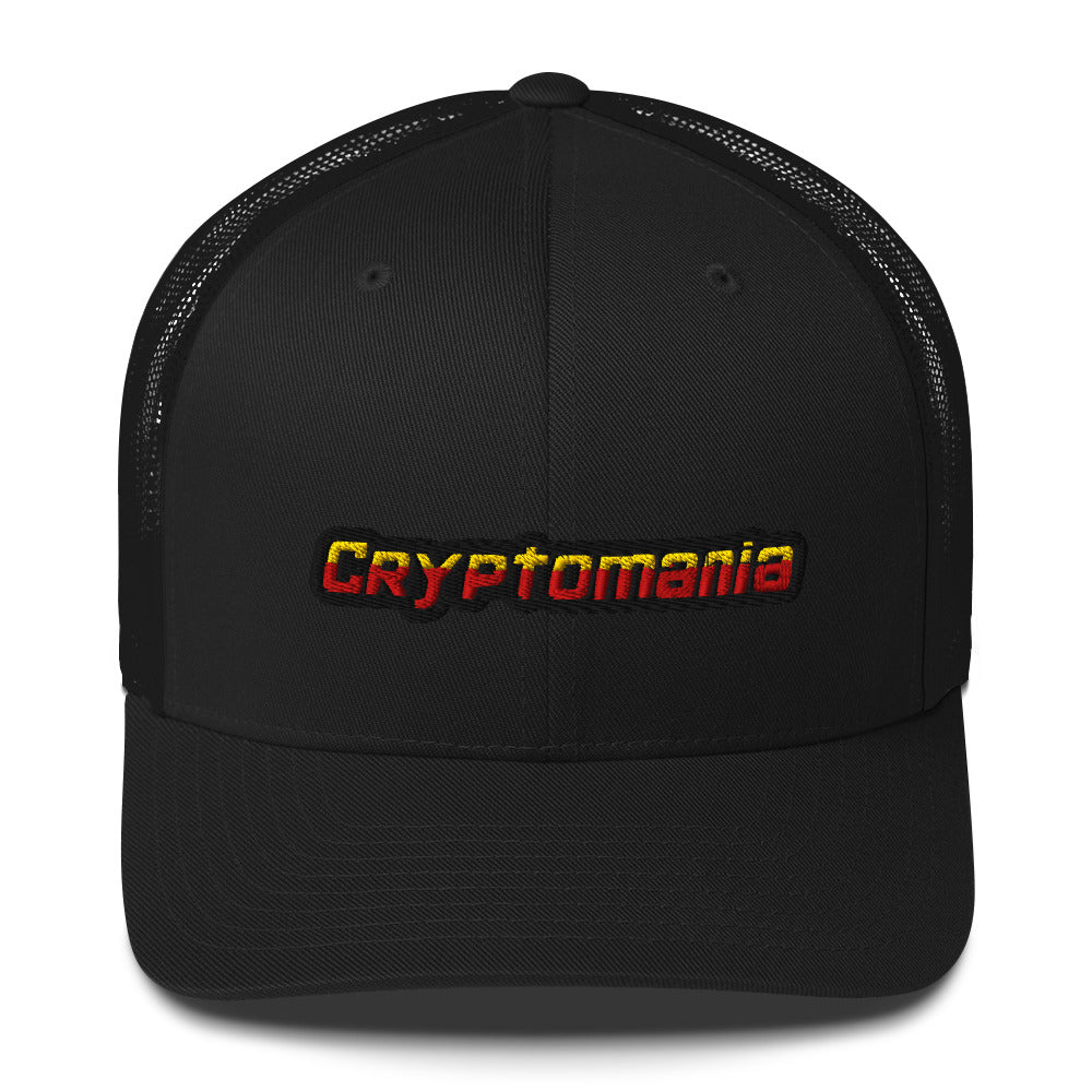 OFFICIAL CRYPTOMANIA LOGO TRUCKER HAT