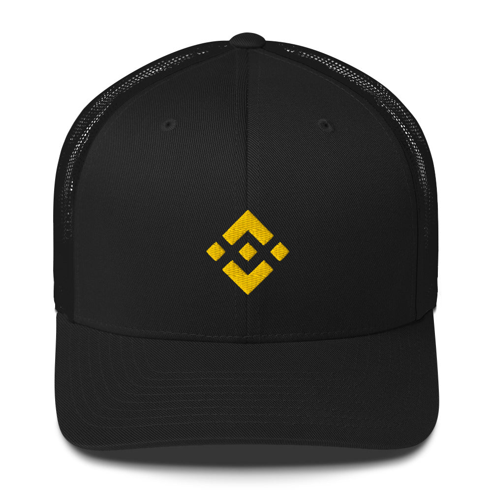 BINANCE LOGO TRUCKER HAT
