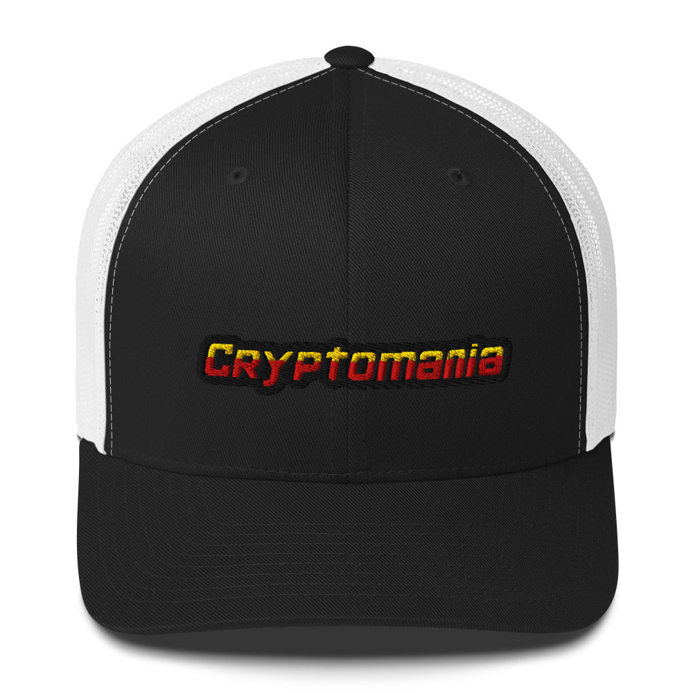 OFFICIAL CRYPTOMANIA LOGO TRUCKER HAT