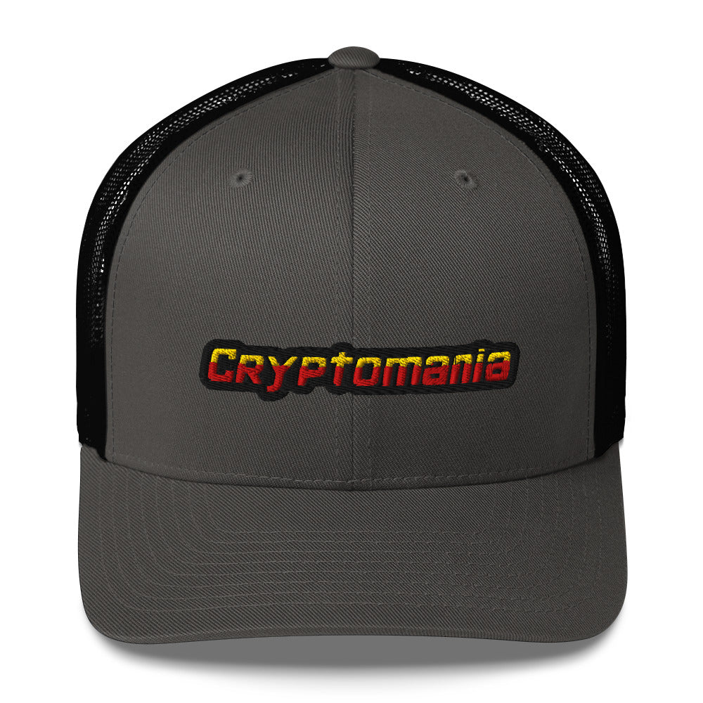 OFFICIAL CRYPTOMANIA LOGO TRUCKER HAT