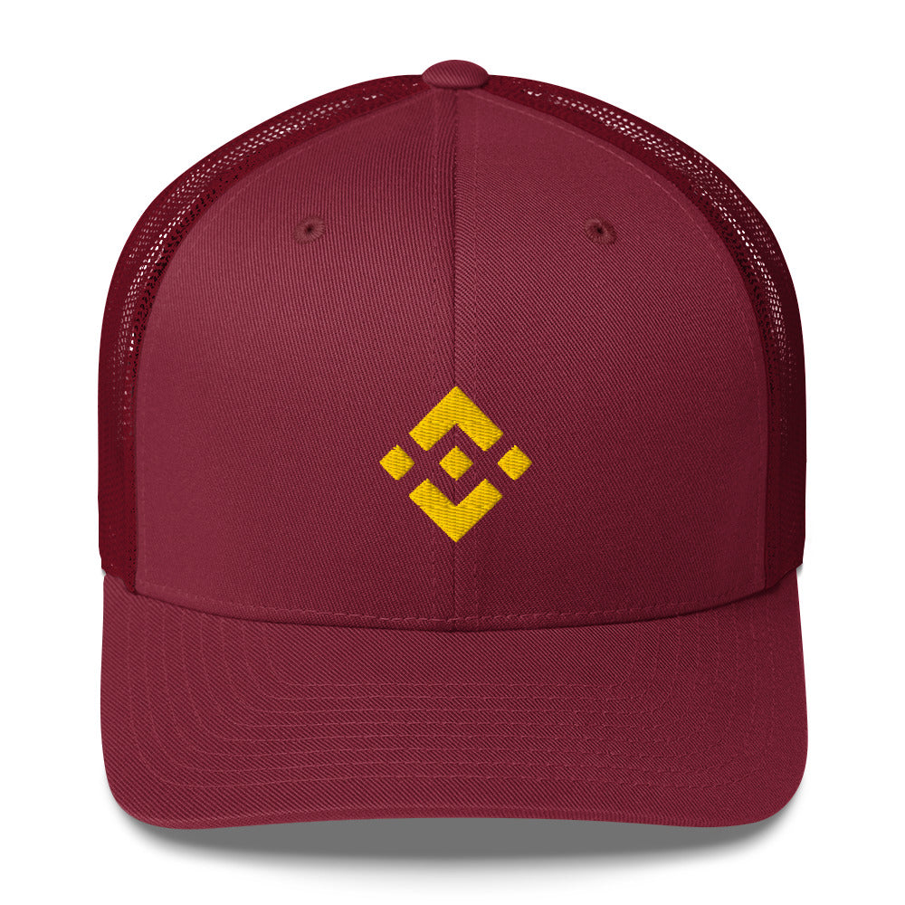 BINANCE LOGO TRUCKER HAT
