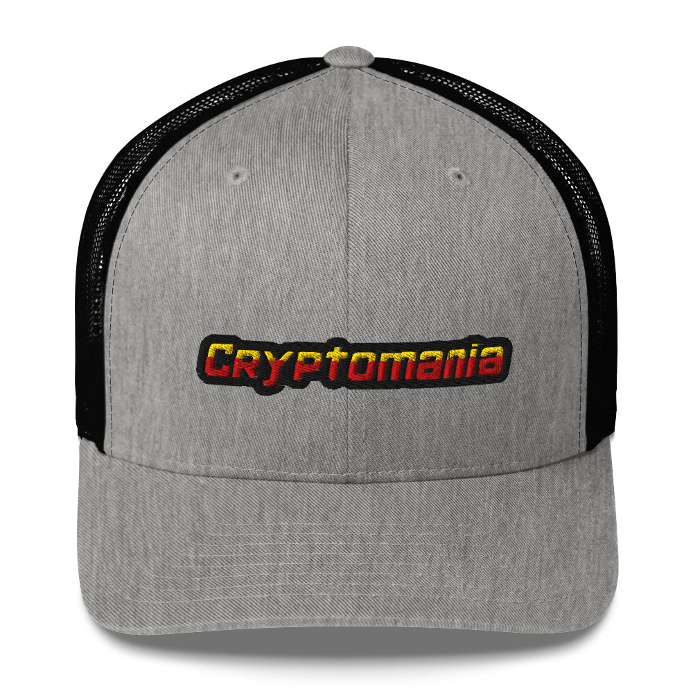 OFFICIAL CRYPTOMANIA LOGO TRUCKER HAT