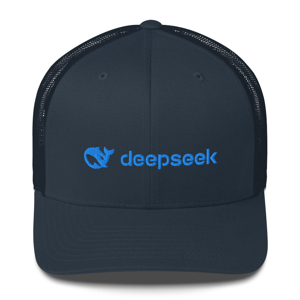 DEEPSEEK AI TRUCKER HAT