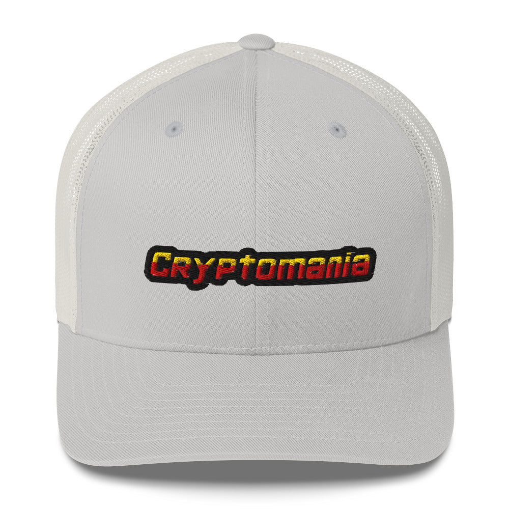 OFFICIAL CRYPTOMANIA LOGO TRUCKER HAT