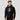 Romania Bitcoin Black — Bitcoin streetwear pullover, rear flat lay view