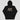 Rug Pull premium Bitcoin hoodie — angled view showing hood and kangaroo pocket