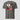 Bitcoin blockchain tee — Sat By Sat Bitcoin, front view on model showing fit