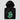 Bitcoin blockchain hoodie — Saudi Arabia Bitcoin, hood and drawstring detail close-up