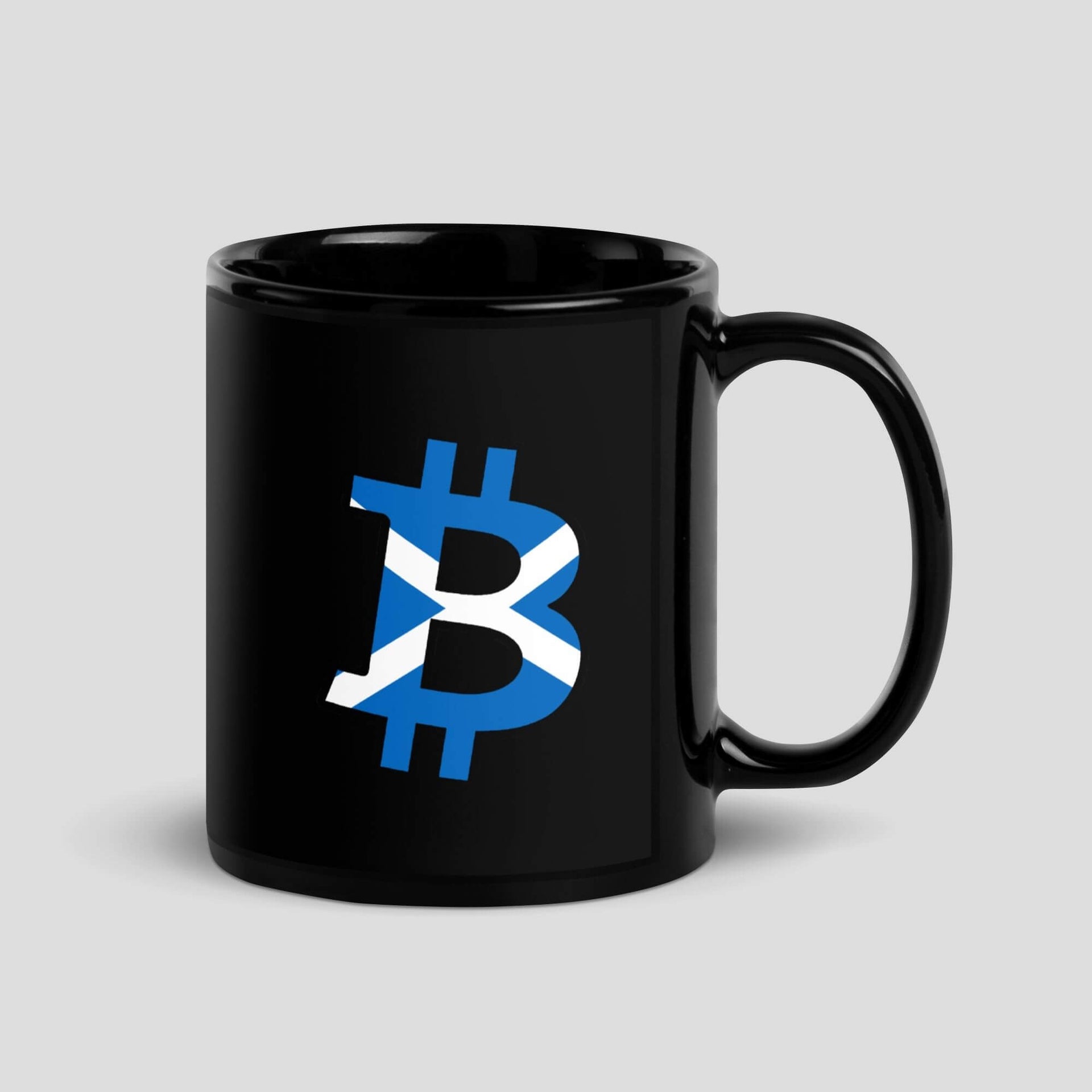 Scotland Bitcoin Mug - Scottish BTC Crypto Coffee Cup featuring premium Bitcoin-inspired mug styling for crypto culture, view 1