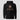 Shitcoin Hoodie in black, flat front view: parody token-style graphic in warm brown tones with a deadpan tagline