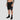 Solana crypto training shorts in black, side profile view